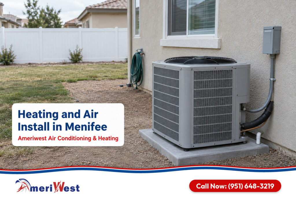 What a New Heating and Air Install in Menifee Really Looks Like, Step by Step